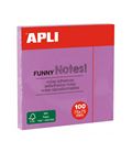 Nota adhesiva posit 75x75 100h lila pastel apli 19083 - 19083