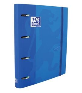 Carpeta clasificador 4 anilla a4+recambio european azul oxford 400136665