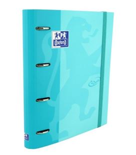 Carpeta clasificador 4 anilla a4+recambio european azul past oxford 4001271 - 400127152