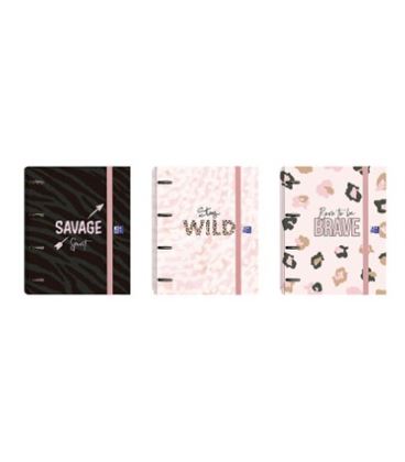 Carpeta clasificador 4 anilla a4+recambio animal print surtido oxford 40017 - 400171447