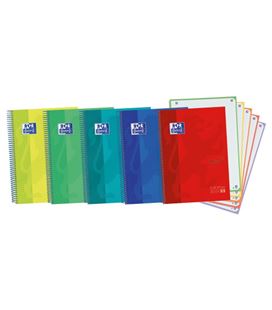 Cuaderno espiral a4+ microperforado t/extd 120h 5x5 vivos oxford 400138671 - 400138671