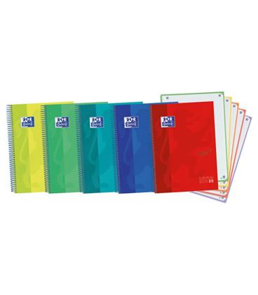 Cuaderno espiral a4+ microperforado t/extd 120h 5x5 vivos oxford 400138671 - 400138671