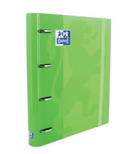 Carpeta clasificador 4 anilla a4 +recambio european verde oxford 400109187