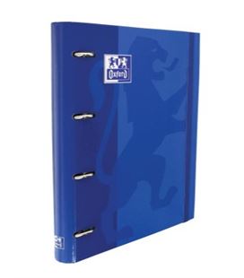 Carpeta clasificador 4 anilla a4+recambio european azul oxford 40010918