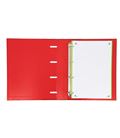 Carpeta clasificador 4 anilla a4+recambio european rojo oxford 400109186 - 400109186-1