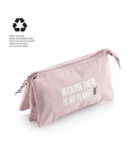 Estuche vacío triple reciclado rosa ecoalf miquelrius mr16320 - MR16320