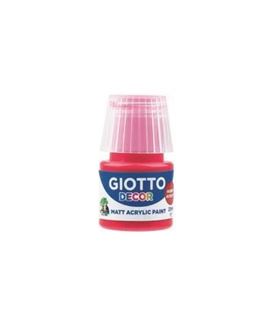 Pintura acrilica 25ml rojo decor acrylic giotto f538107 - F538107