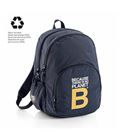 Mochila triple oslo reciclada azul marino miquelrius mr16314