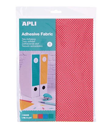 Tela adhesiva topos colores a4 4h apli 18225 - 18225