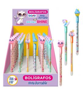 Boligrafo boli borrable rain or shine color azul surtidos dohe 51482