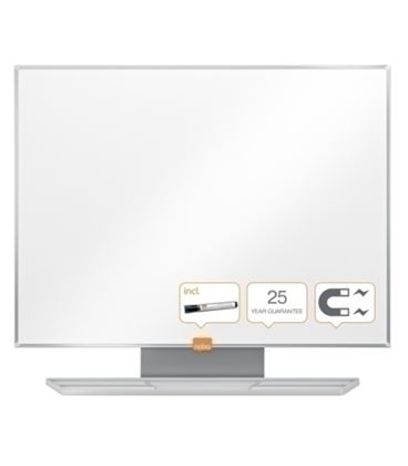 Pizarra blanca magnetica premium vitrificada m.aluminio 60x45cm nobo 191514 - 23801526