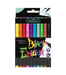 Rotuladores punta pincel black edition c.10 faber-castell 116451 - 116451