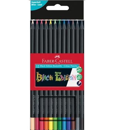 Pintura madera black edition c12 basicos faber-castell 116412 - 116412