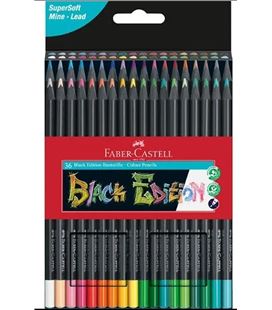 Pintura madera black edition c36 basicos faber-castell 116436 - 116436