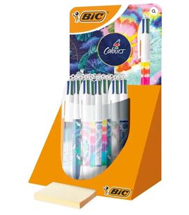 Boligrafo boli retractil 4 colours basicos tie dye surtidos bic 9649042