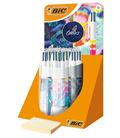 Boligrafo boli retractil 4 colours basicos tie dye surtidos bic 9649042