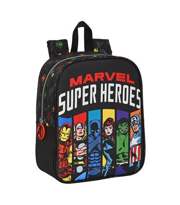 Mochila guarderia adapt.carro avengers "super heroes" safta 612379232 - 612379232