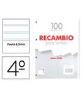 Recambio 4º pauta 2,5 100h 4 anillas pacsa 21104