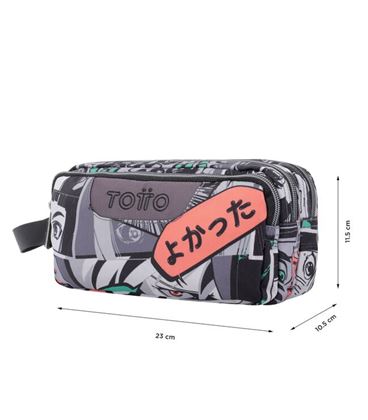 Estuche vacío triple grande manga totto ac52eco009-2310z-4yn - AC52ECO009-2310Z-4YN