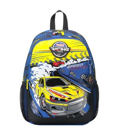 Mochila escolar pequeña carreras de coches totto mj04vlc001-2310-6j7s - MJ04VLC001-2310-6J7S 