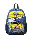 Mochila escolar pequeña carreras de coches totto mj04vlc001-2310-6j7s