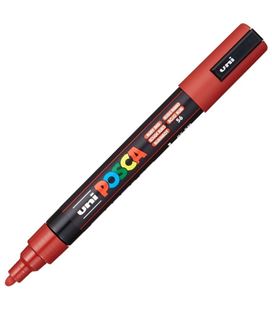 Rotulador 2,5mm rojo rubi "56" pc-5m posca uni 262542