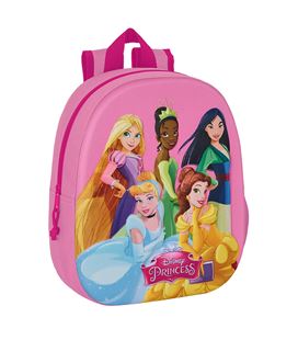 Mochila preescolar 3d princesas disney safta 642366890 - 642366890