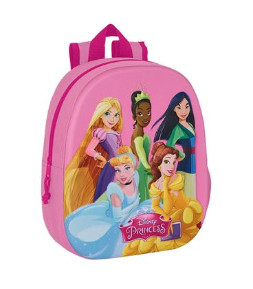 Mochila preescolar 3d princesas disney safta 642366890 - 642366890