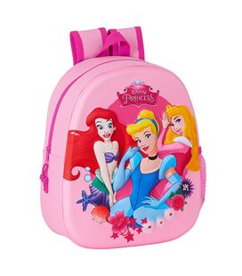 Mochila preescolar 3d princesas disney safta 642166890 - 642166890