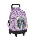 Mochila con carro compact extraible monster high "best boos" safta 622340918 - 622340918