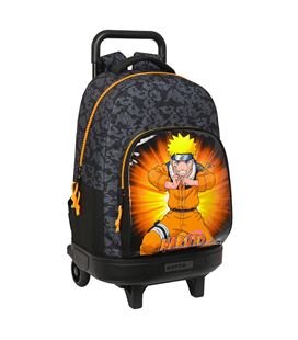 Mochila con carro compact extraible naruto safta 612394918