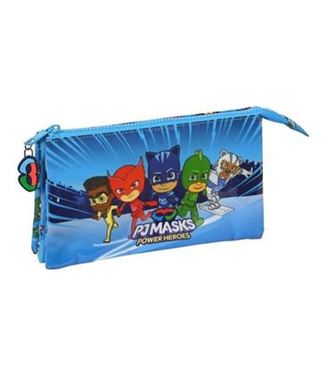 Estuche vacío triple pjmasks safta 812386744 - 812386744