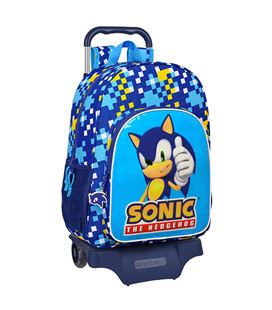 Mochila con carro infantil sonic "speed" safta 612395313