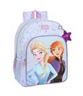 Mochila escolar 33cm adapt.carro frozen "believe" safta 612315180