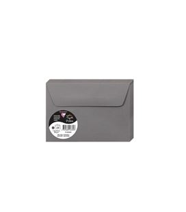 Sobre 114x220mm 120gr gris acero 20u clairefontaine 5636c
