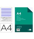 Recambio a4 100h 100gr 3x3mm 4 taladros liderpapel rf27 166030 - 166030