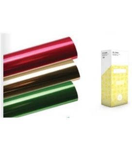 Papel regalo 70cmsx1,5mts rollo metalizado liso surtido pryse 3150050 - 3150050