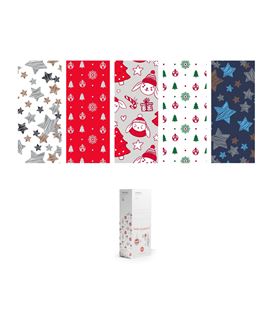 Papel regalo 70cmsx2mts rollo navidad pryse 3150034u - 3150034U