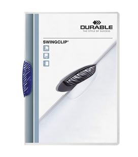 Dossier pinza lateral a4 swingclip h.30 azul durable 2260-07 - 226007