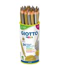 Pintura madera mega oro y plata 24u surtidas giotto f518000