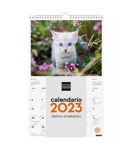 Calendario pared 2024 250x400 gatitos finocam 780553824