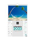 Calendario pared 2024 250x400 paisajes paradisiacos finocam 780554024