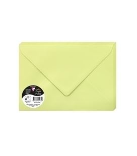 Sobre 162x229 c5 120g verde yema 20u clairefontaine pollen 555472c