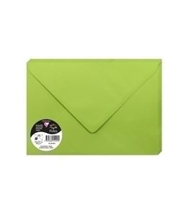 Sobre 162x229 c5 120g verde menta 20u clairefontaine pollen 5542c