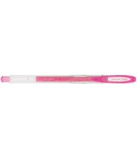 Boligrafo boli purpurina rosa uni-ball signo um-120sp 788929