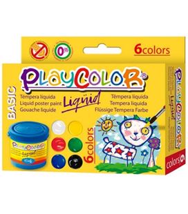 Tempera liquida basic 6und 40ml playcolor 19931 - 19931