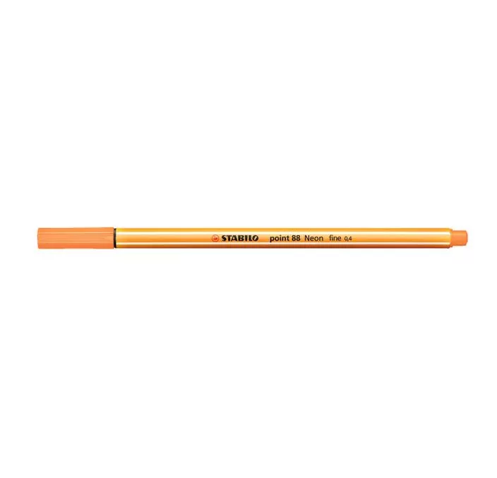 ROTULADOR 04 PUNTA FIBRA NARANJA FLUOR POINT 88 STABI 88/054