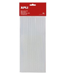 Barra cola para pistola termofusible 7,5mmx20cm 25u apli 17003 - 17003