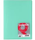Carpeta 20 fundas fº mint turquesa translucida poliplas grafoplas 01451226 - 01451226
