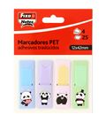 Nota adhesiva posit marcapagina pandas pastel 4 colores fixo 65001099